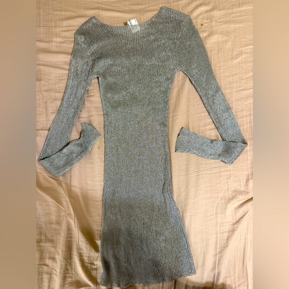 super shiny Zara mini dress